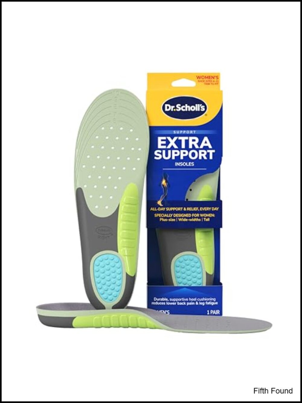 Extra Support Shoe Insoles Women Size 6-11 Arch Support Heel Cushioning